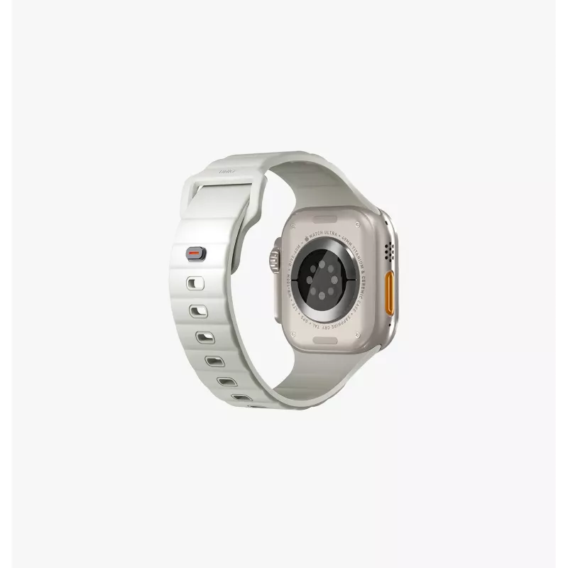 Braçadeira UNIQ Stride SE para Apple Watch 49/46/45/44mm FKM Borracha Lume Midnight Green