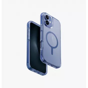 UNIQ Combat Case para iPhone 16 Plus 6,7 polegadas com carregamento Magclick Carbon Black