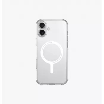 Capa UNIQ Clario para iPhone 16 Plus 6,7 polegadas Magclick Charging Lucent Clear