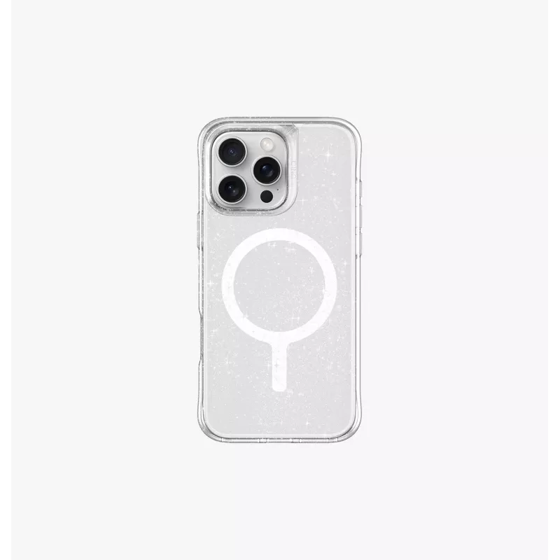 Capa UNIQ LifePro Xtreme Magclick Charging para iPhone 16 Pro 6,3 polegadas Transparent Tinsel Lucent