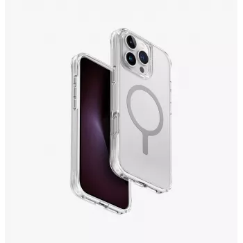 UNIQ LifePro Xtreme Capa para iPhone 16 Pro Max 6,9 polegadas Carregamento MagClick Cinzento fumado
