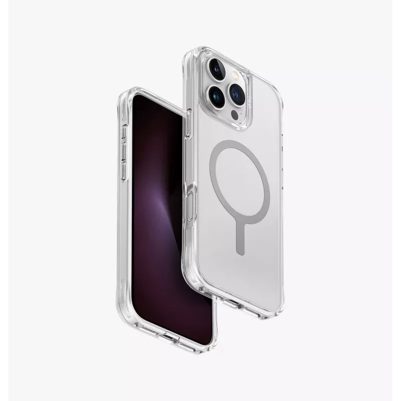 UNIQ LifePro Xtreme Capa para iPhone 16 Pro Max 6,9 polegadas Carregamento MagClick Cinzento fumado