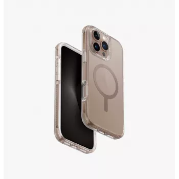 UNIQ Combat Case para iPhone 16 Pro Max 6,9 polegadas com carregamento Magclick Carbon Black
