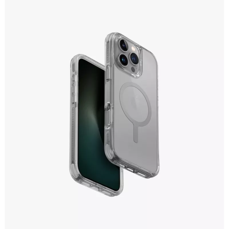 UNIQ Combat Case para iPhone 16 Pro Max 6,9 polegadas com carregamento Magclick Carbon Black