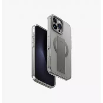 UNIQ Heldro Max Capa para iPhone 16 Pro Max 6,9 polegadas Carregamento MagClick Transparente