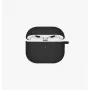 UNIQ Nexo capa para AirPods 4 com ganchos de orelha, silicone, preto