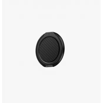 UNIQ Keva Air Case para iPhone 16 Pro 6,3 polegadas com carregamento MagClick Carbon Black