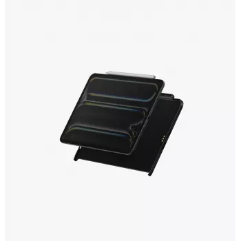 UNIQ Axel Folio Case para iPad Pro 11 polegadas M4 2024 / M5 2025, Black Ebony
