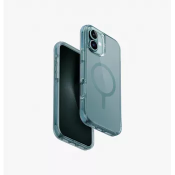 UNIQ Combat capa para iPhone 16 Plus 6,7 polegadas, função de carregamento MagClick, Teal Green