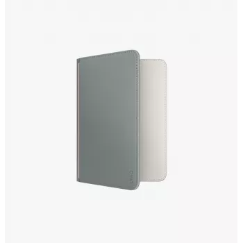 UNIQ Belmont porta-passaporte RFID, verde e marfim