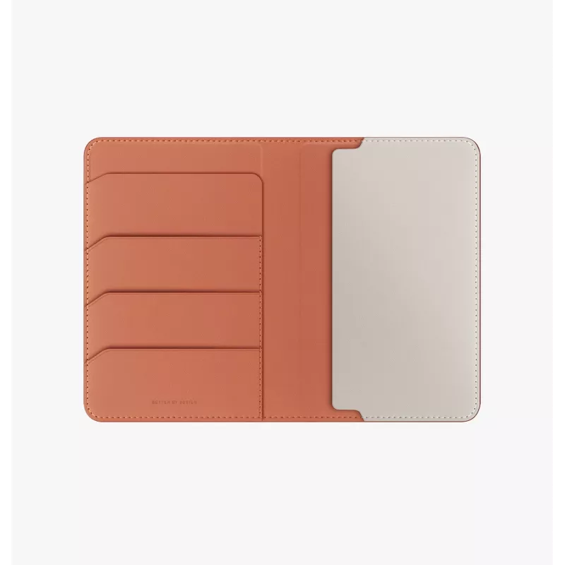 UNIQ Belmont porta-passaporte RFID, cinzento/amarelo