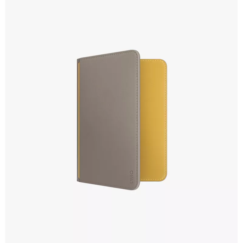 UNIQ Belmont porta-passaporte com bloqueio RFID, terracota marfim