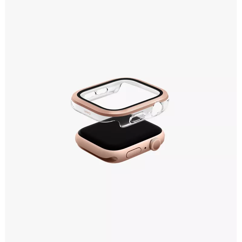 UNIQ Voute capa para Apple Watch Ultra 49mm com proteção em vidro temperado, prateado
