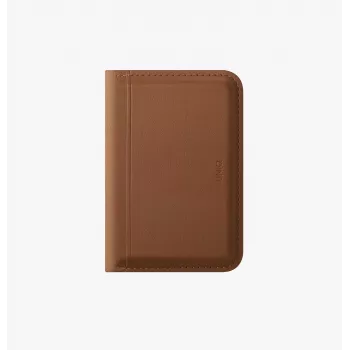 UNIQ Lyden DS carteira magnética com proteção RFID e suporte para telefone - caramelo