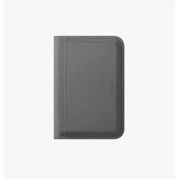 UNIQ Lyden DS carteira magnética RFID com suporte para telefone - cinzento
