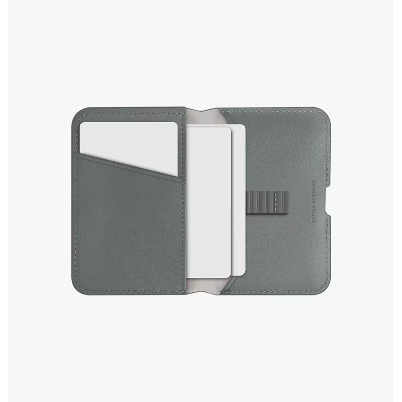 UNIQ Lyden DS carteira magnética RFID com suporte para telefone - cinzento