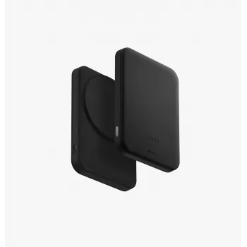 UNIQ Lyden Lexa power bank magnética 5000mAh PD USB-C MagSafe, preto
