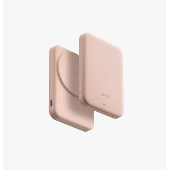 UNIQ Lyden Lexa power bank magnética 5000mAh PD USB-C MagSafe, rosa