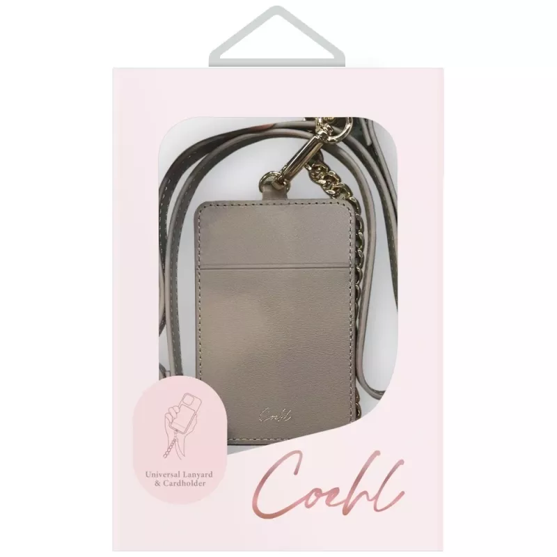 UNIQ Coehl Caryne cordão universal 3 em 1 para telefone com carteira de cartões - Pebble