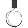 UNIQ Coehl Caryne cordão universal 3 em 1 para telefone com porta-cartões - Ebony