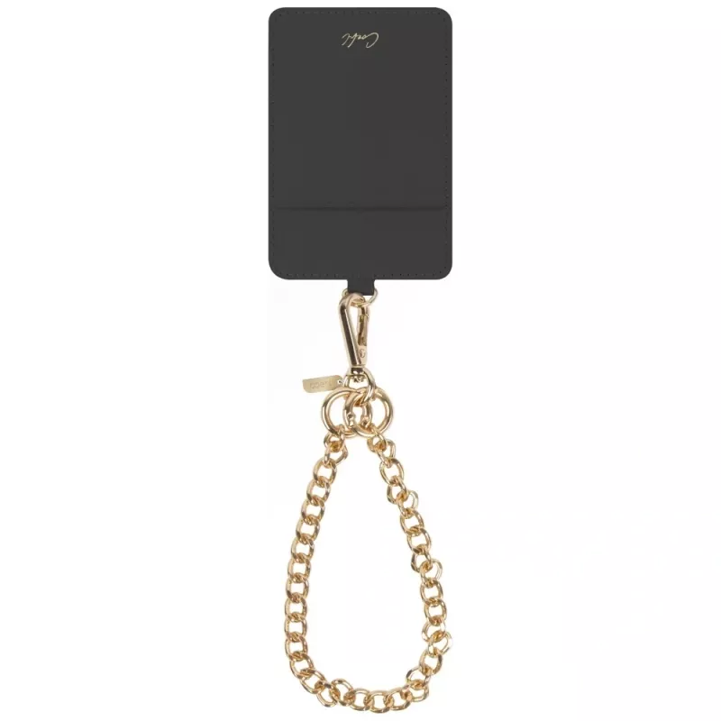 UNIQ Coehl Caryne cordão universal 3 em 1 para telefone com porta-cartões - Ebony