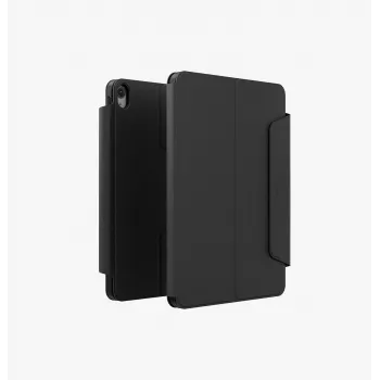 UNIQ Rovus Snapmount capa magnética destacável com rotação 360 para iPad 11 A16 (2025) / iPad 10.9 10.ª geração (2022), preto