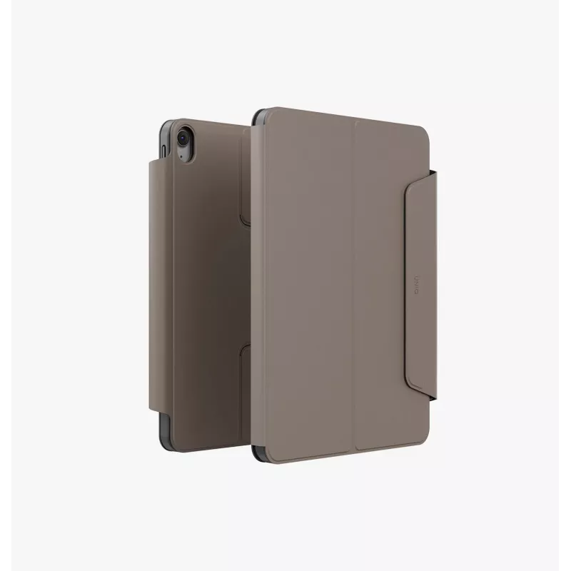 UNIQ Rovus Snapmount capa magnética destacável com rotação 360 para iPad 11 A16 (2025) / iPad 10.9 10.ª geração (2022), preto