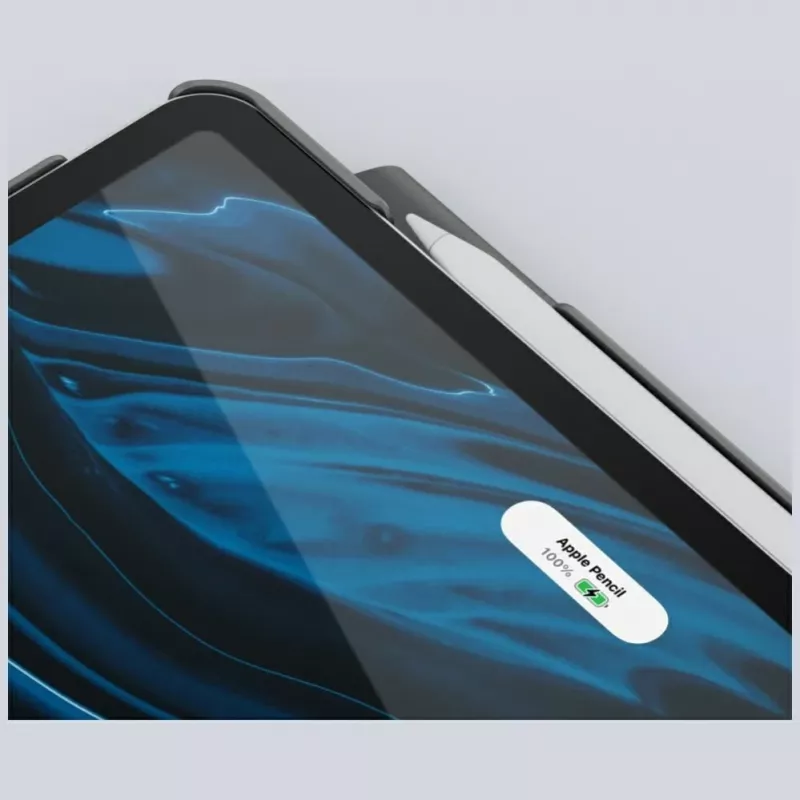 UNIQ Rovus Snapmount capa magnética destacável com rotação 360 para iPad Air 11 M2 2024 / M3 2025 / M4 2026 / iPad Air 10.9 (2022/2020), azul-marinho