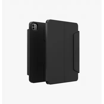 UNIQ Rovus Snapmount capa magnética destacável com rotação 360 para iPad Pro 13 M4 2024 / M5 2025, preto