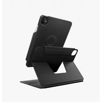 UNIQ Rovus Snapmount capa magnética destacável com rotação 360 para iPad Pro 13 M4 2024 / M5 2025, preto