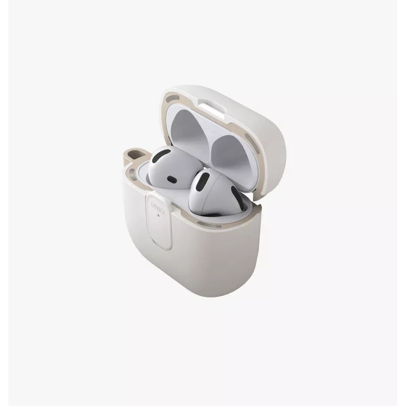 UNIQ Clyde Lock Capa para Apple AirPods 4 - Bege
