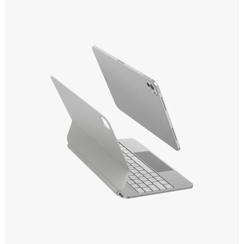 UNIQ Venno Pro Capa com Teclado Inteligente Magnética para iPad Pro 11 M4 2024 / M5 2025, Caramelo