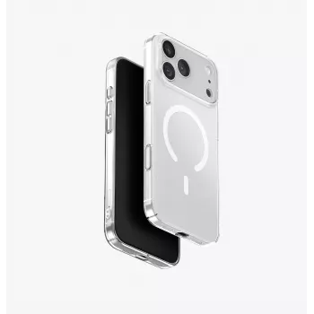 UNIQ Airsuit Capa para iPhone 17 Pro Max com Carregamento Magclick, Transparente