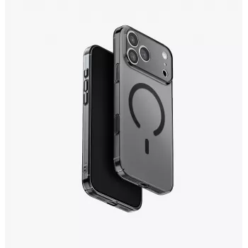 UNIQ Airsuit Capa para iPhone 17 Pro Max Carregamento MagClick Preto