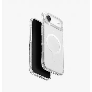 UNIQ LifePro Xtreme MagClick capa de carregamento para iPhone Air, transparente/glitter