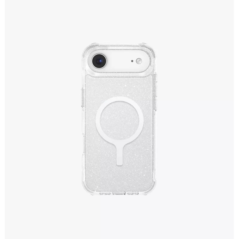 UNIQ LifePro Xtreme MagClick capa de carregamento para iPhone Air, transparente/glitter