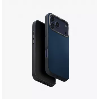 UNIQ Lyden DS Case para iPhone 17 Pro Max MagClick Charging laranja/cinzento