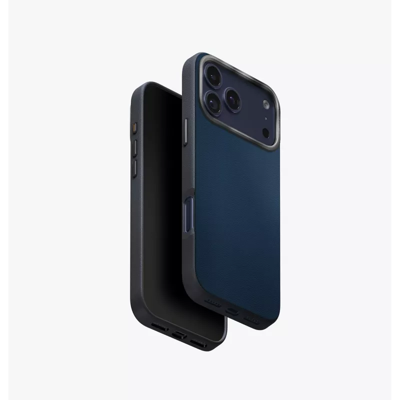 UNIQ Lyden DS Case para iPhone 17 Pro Max MagClick Charging laranja/cinzento