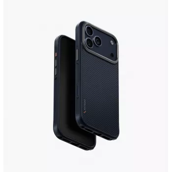 UNIQ Keva Case para iPhone 17 Pro Max MagClick Charging preto