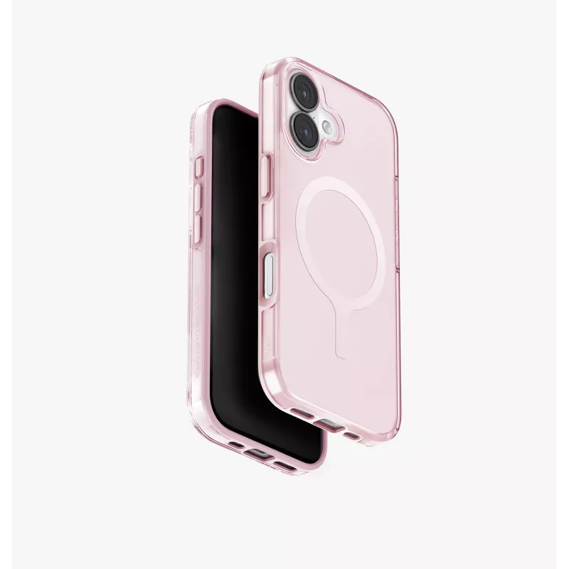 UNIQ Clario Capa para iPhone 17, carregamento MagClick, preta