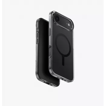 UNIQ Clario Capa para iPhone Air, carregamento MagClick, preta