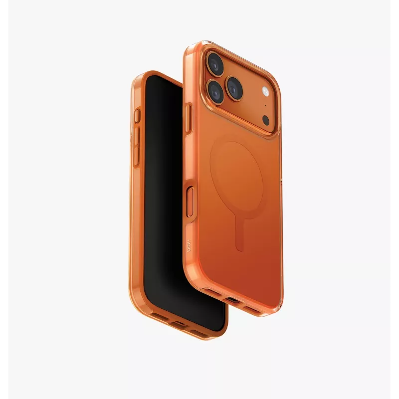 UNIQ Clario Capa para iPhone 17 Pro Max, carregamento MagClick, transparente