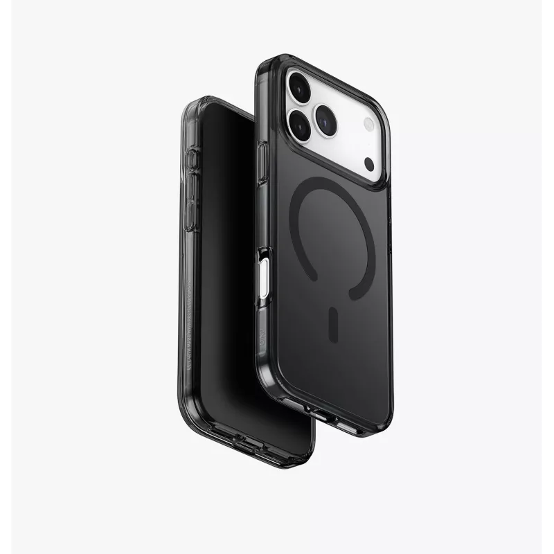 UNIQ Clario Capa para iPhone 17 Pro Max, carregamento MagClick, transparente