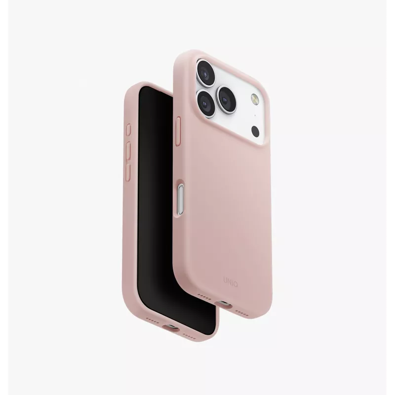 UNIQ Lino Case para iPhone 17 Pro MagClick Charging cinzento-claro