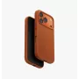 UNIQ Lino Capa para iPhone 17 Pro, carregamento MagClick, laranja