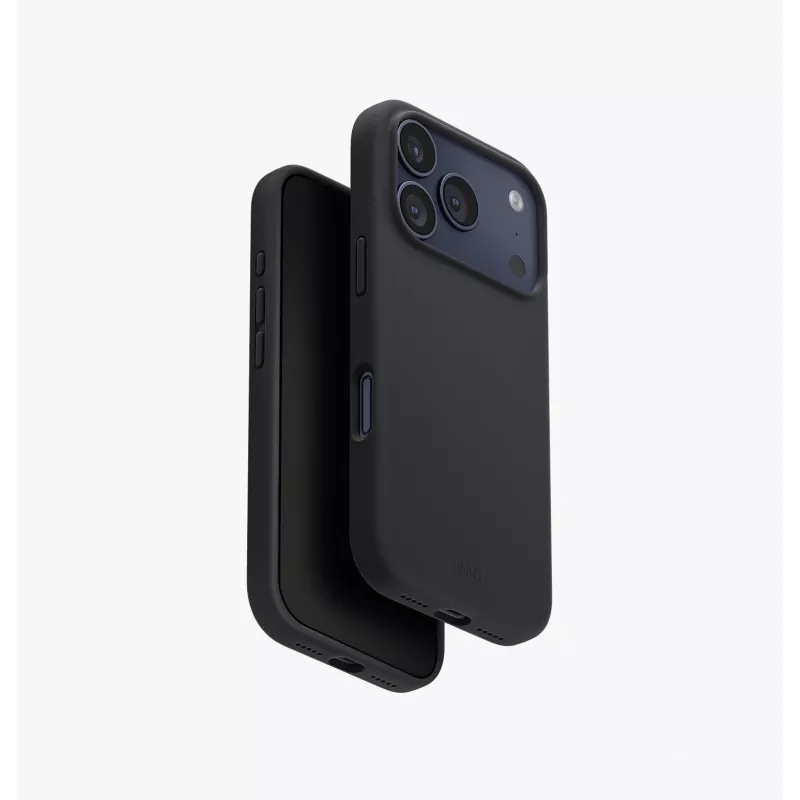 UNIQ Lino Capa para iPhone 17 Pro, carregamento MagClick, laranja