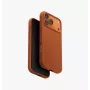 UNIQ Lino Capa para iPhone 17 Pro Max, carregamento MagClick, laranja
