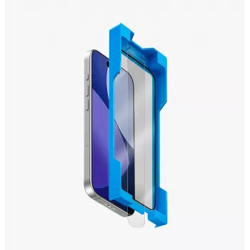 UNIQ Optix Exofit Vividdo Película protetora de vidro temperado para iPhone 17 Pro com aplicador