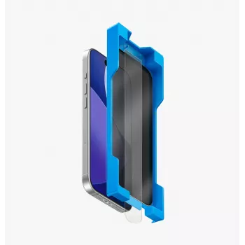UNIQ Optix ExofitPrivacy película protetora de ecrã em vidro temperado para iPhone 17 Pro com aplicador, filtro de privacidade