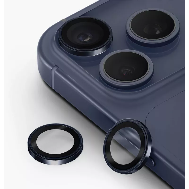 UNIQ Optix Prime protetor de lente da câmara para iPhone 17 Pro / 17 Pro Max / 15 Pro / 15 Pro Max com aplicador - prateado